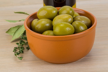 Green olives