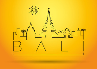 Vector Bali Linear Skyline