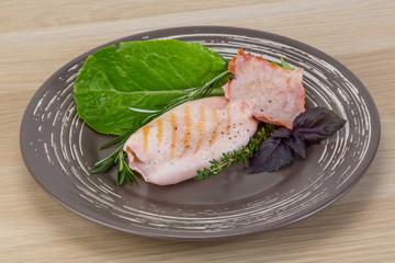 Grilled squid