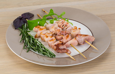 Grilled squid