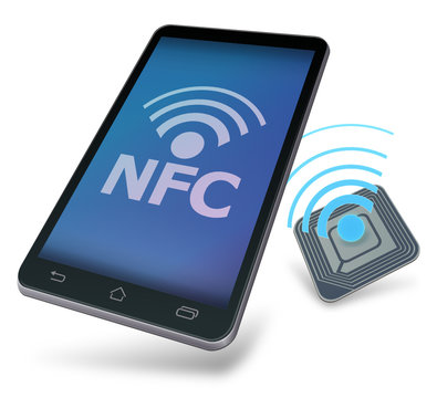 Mobile Device communicating with a nfc tag