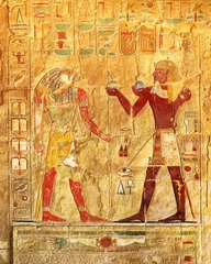 Muurstickers ancient egypt color images © Kokhanchikov