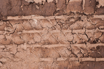 Dry soil texture background