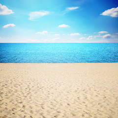 Tropical beach and sea