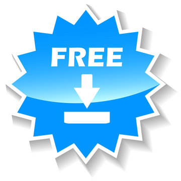 Free download blue icon