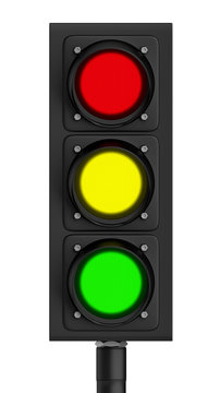 Detailed Traffic Light Isolated