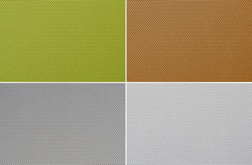 Fototapeta premium Set fabric texture background