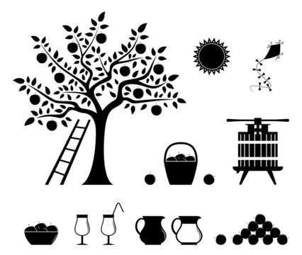 apple harvest icons