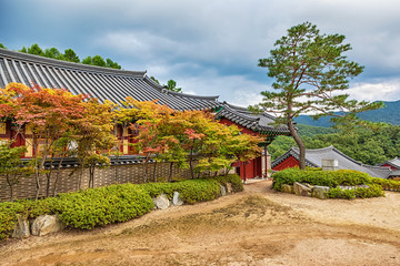 Traditional architecture old building temple in Korea