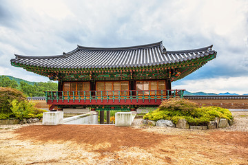 Obraz premium Traditional architecture old building temple in Korea