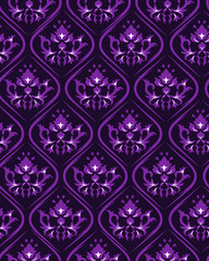 Damask seamless pattern