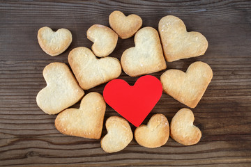 Obraz premium Cookies hearts