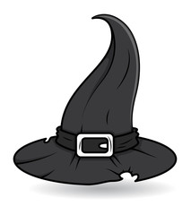 Witch Hat Vector for Halloween
