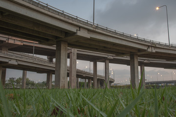 Fototapeta na wymiar landscape tollway