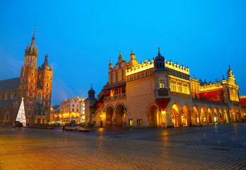 Fototapeta na wymiar Krakow Market Square, Poland