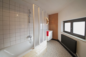 salle de bain restaurée design