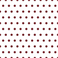 Hintergrund, gepunktet, marsala auf weiß, nahtlos wiederholbar