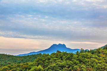 Obraz premium Mountains landscape in Korea