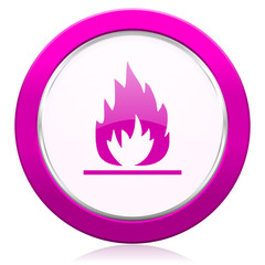 flame violet icon