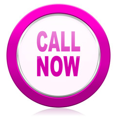 call now violet icon