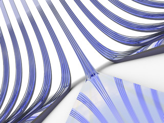 Data Stream 3D Concept