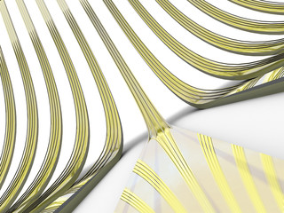 Data Stream 3D Concept