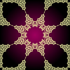 Seamless psychedelic paisley background