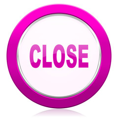 close violet icon