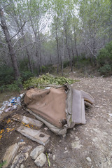 Resíduos y contaminación producida por el hombre.