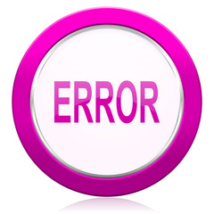 error violet icon