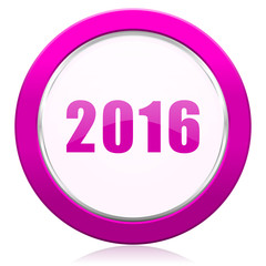new year 2016 violet icon new years symbol