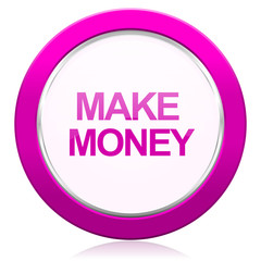 make money violet icon