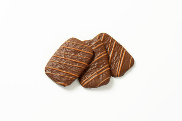 Belgian chocolate butter biscuits