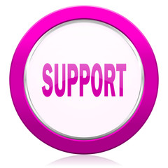 support violet icon