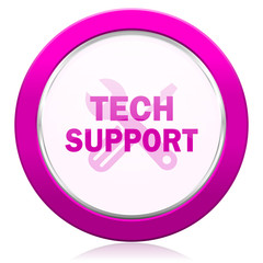 technical support violet icon