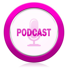 podcast violet icon