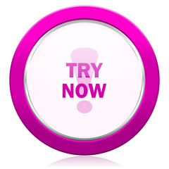 try now violet icon