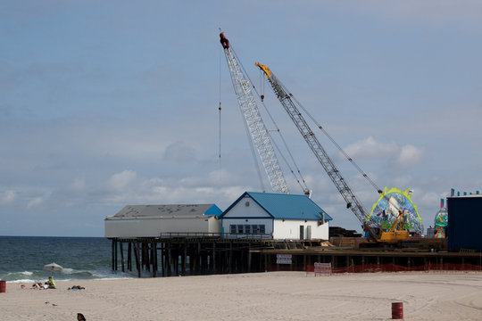 Board Walk After The Hurricane