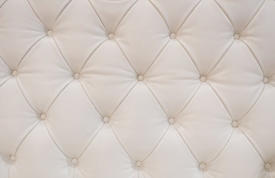 White leather upholstery