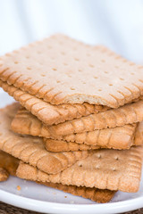 Stacked Butter Biscuits