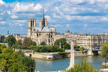 Seine and Notre Dame de Paris