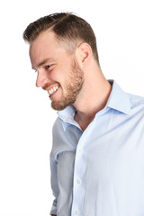 Fototapeta premium Smiling man portrait