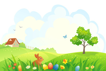 Easter scene