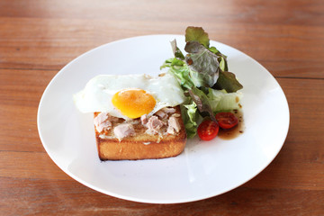 Fresh made Tuna brunch