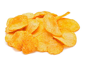 Potato ripple chips