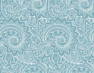 Fototapeta premium Seamless vector pattern with traditional oriental ornament