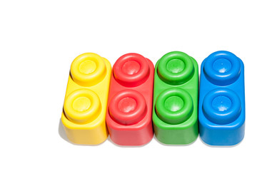 Plastic building blocks