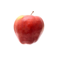 Red Apple Isolated on the White Background.