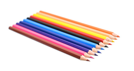 Fototapeta premium Colored Pencil Isolated on White Background.