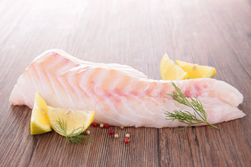 raw fish fillet
